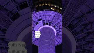 Seoul's Namsan Tower lights up purple to mark 10 years of BTS