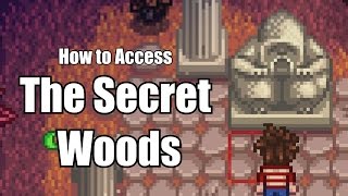 Stardew Valley: How to access the Secret Woods.