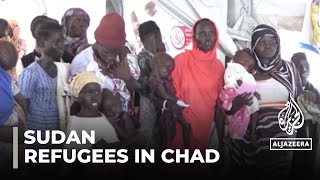 Sudan conflict : Refugees in Chad at risk of starvation