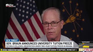 Gov. Braun talks in-state tuition freeze for Indiana's public colleges and universities