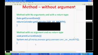 Java Tutorial # 12 | Classes, Methods and Inheritance in Java | JAVA9S.com