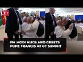 PM Modi hugs and greets Pope Francis at G7 Summit in Italy, watch!