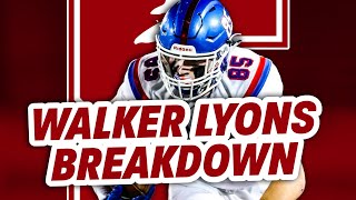 Stanford Football Commit 2023 Te Walker Lyons Highlights Breakdown