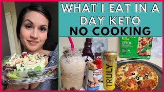 What I Eat In A Day Keto | No Cooking