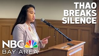 Oakland Mayor Sheng Thao speaks publicly days after FBI search at her home