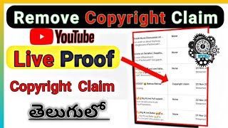 How to Remove  Copyright strike in Telugu 2022 || Remove Copyright claim in Telugu by Mr Chary