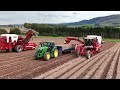 JE Smillie, Harvesting with Twin Grimme team