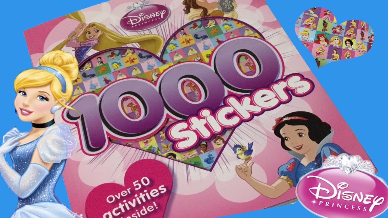 Disney Princess 1000 Stickers & Activity Book💕⭐️Part 1 Disney Princess ...