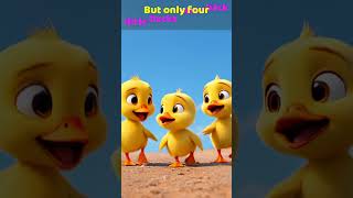 Five Little Ducks 🐤🎵 | Candy Heroes | Part 1 #Shorts