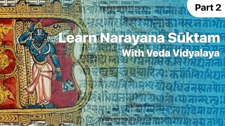 Learn Vedic Chanting | Narayana Suktam | Part 2