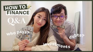 Finance Q&A | How we invest, splitting expenses, debt, credit cards +$500 GIVEAWAY