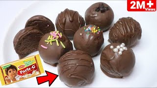 10 रुपये के पारले जी बिस्कुट से बिना पकाये 5 मिनट में चोको मिठाई Chocolate Balls | Tasty Choco Balls