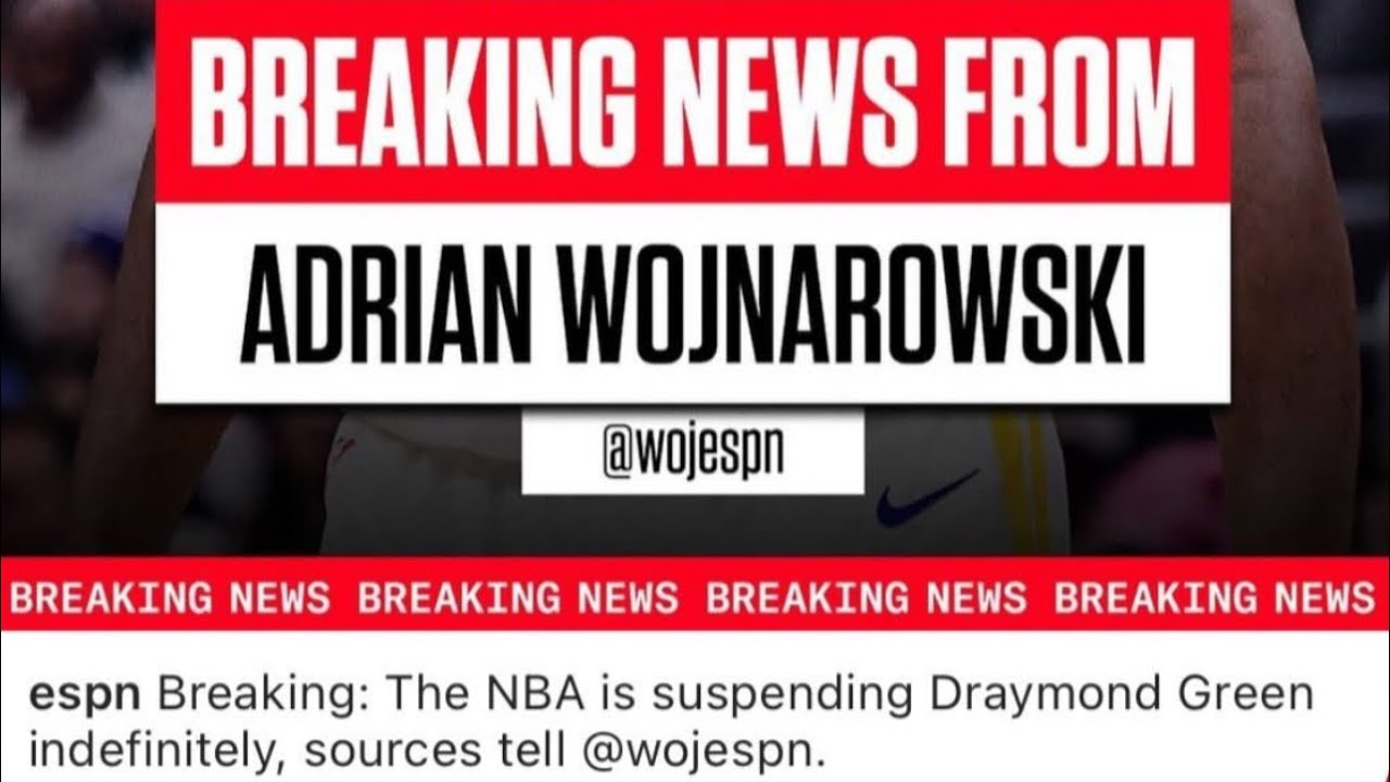 Draymond Is Suspended Indefinitely(updated) - YouTube