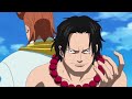 WhiteBeard Calls Portgas D. Ace his own son, BlackBeard/Marshall D. Teach Kills a crewmate for fruit