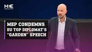 MEP Marc Botenga condemns EU foreign policy chief Josep Borrell’s “garden” speech