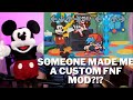 Someone made A CUSTOM Friday Night Funkin' MOD of my MICKEY MOUSE PUPPET