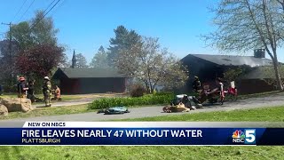 Crews respond to house fire in Plattsburgh