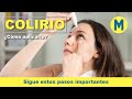 ´Cómo aplicar un colirio? #colirio #gotasojos