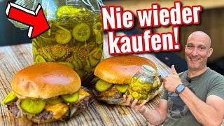 Gurken einlegen - perfekt für Burger! - Westmünsterland BBQ