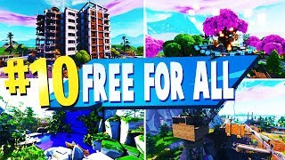 top 10 best free for all creative maps in fortnite fortnite ffa map codes - free for all maps fortnite
