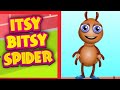 Itsy Bitsy Spider ( Don't be Afraid ) fun Sing along Song by little angle playtime