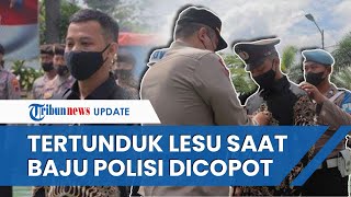 Detik-detik Kapolres Purworejo Copot Baju Polisi Aipda AL, Diganti Kemeja Batik di Halaman Mapolres