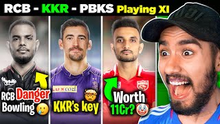 POTENTIAL toh HAI🤞🏼: RCB - KKR - PBKS - Best Playing 11 | IPL Auction 2024
