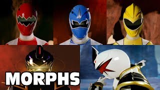 Dino Thunder - All Ranger Morphs | Power Rangers Official