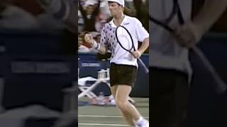 Jim Courier's PERFECT net play! 👌