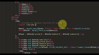 Simple Grade Calculator using PHP/MySQLi Tutorial