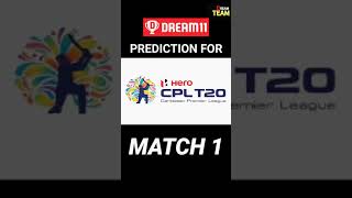 Dream11 prediction for GUY vs TKR CPL Match 1 ❤️