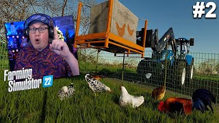 EERSTE KIPPENREN BOUWEN VOOR 30 KIPPEN! // Farming Simulator 22 #2 (Nederlands)