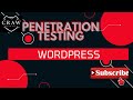 Wordpress - Penetration Testing | Pentesting Tools | Craw Cyber Security