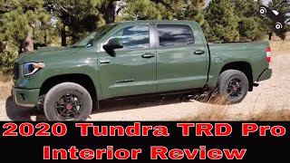 2020 Toyota Tundra Trd Pro Army Green Interior Exterior And