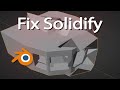 Solidify Modifier is Broken?  Here is a Fix in Blender