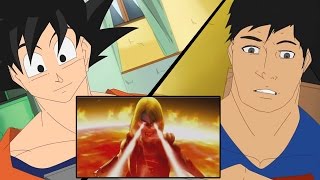 Goku vs Superman: INJUSTICE 2 Gameplay Trailer - Animated Reaction Parody - DC & NetherRealm