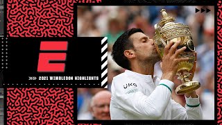 Novak Djokovic wins Wimbledon to claim record-tying 20th Grand Slam victory | Wimbledon Highlights