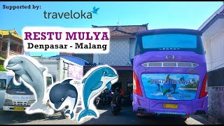 [Trip Report] Denpasar - Malang berdua cuma Rp 121.000 !! | Bus Malam Restu Mulya Lumba-Lumba Dewata