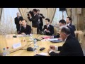 SCO Council of Heads of Government meeting in narrow format