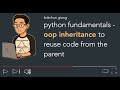 OOP properties and inheritance in Python
