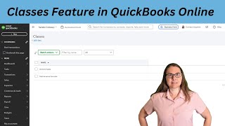 Classes Feature in QuickBooks Online