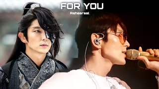 For You Moon Lovers - Scarlet Heart Ryeo Ost By Lee Joongi At Concert Rehearsal