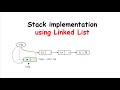 Stack Implementation using Linked List | Algorithms