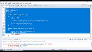 throw vs throws in Java | Exception Handling Explained | Java OOPS Tutorial