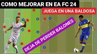 ⚽COMO MEJORAR en EA FC 24 🔥JUEGA en una BALDOSA | NO PIERDAS más BALONES 🔥