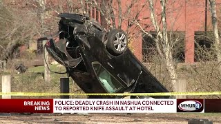 1 killed in Nashua crash connected to report of assault, police say
