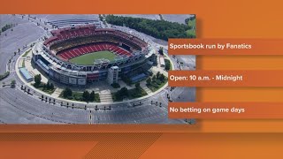 Washington Commanders open sports book inside FedEx Field