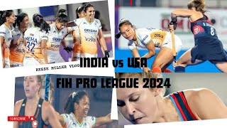 FIH PRO League India vs USA Match Highlights | FIH PRO League India vs USA match highlights |