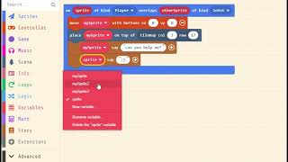 Makecode Arcade 5: Adding content (Overlap events)