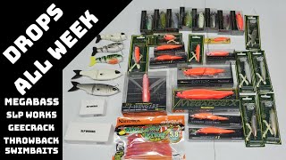 Drops Everyday This Week!! Throwback Swimbaits, Megabass, SLP Works